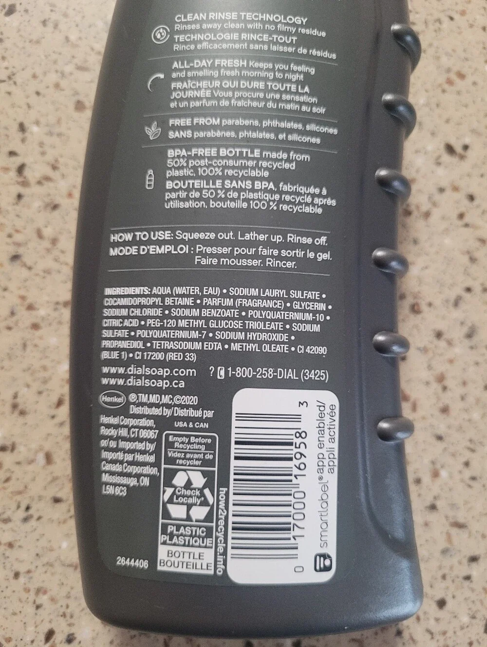 (2) Dial Men Infinite Fresh + Sandalwood Body Wash 16 oz Each Discontinued HTF